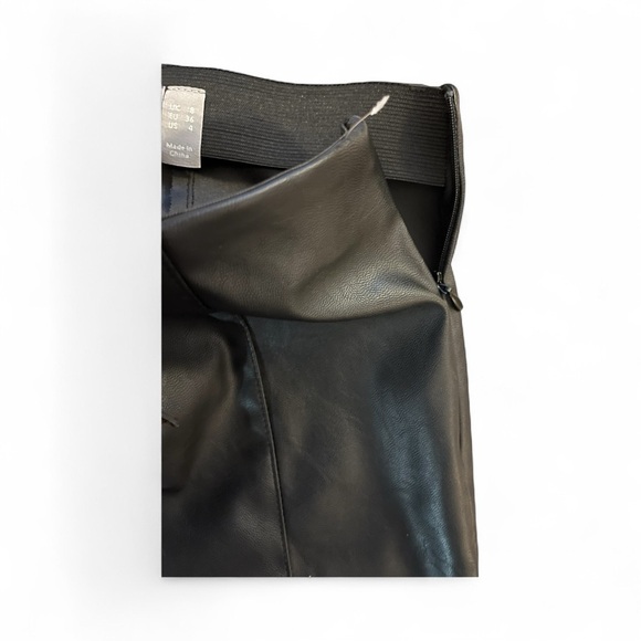 ASOS Black Faux Leather pants - Picture 3 of 5